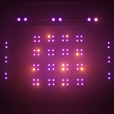 4 глазные светодиоды 4x90W RGB 3 в 1 матрица слепые вечеринки Диджей дискотеки Сценальные огни