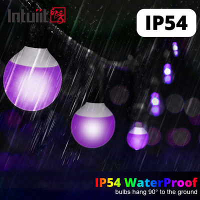 IP54 привело оформление 15m приведенное рождества шарика пиксела рождества света RGBW этапа на открытом воздухе