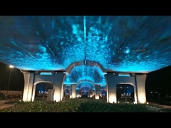 7 цвета 100 Вт движущийся светодиодный проектор с водяным эффектом