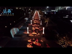 LED Digital Gobo Projector Flood Light On Stand Portable