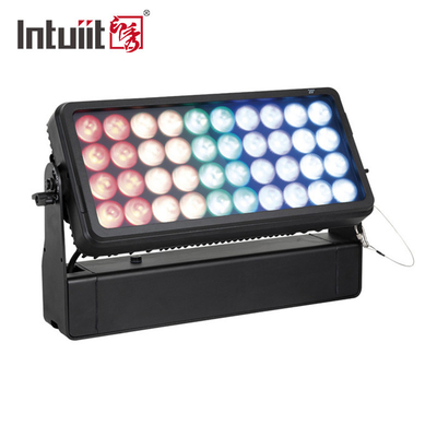 Уличный светодиодный прожектор City Color 40*10W RGBW, эффект луча, заливки и стробоскопа, водонепроницаемый, для подсветки стен, IP65, режим управления DMX512
