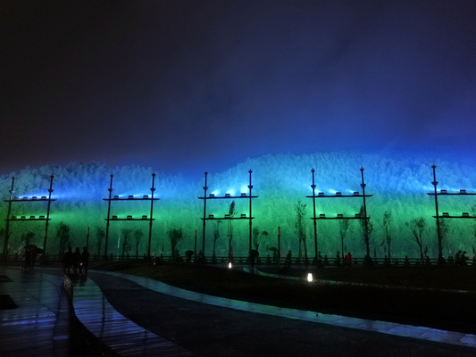 Wuyishan освещая прожектор приведенный проектом 1500W для высокого строя международного освещения горы
