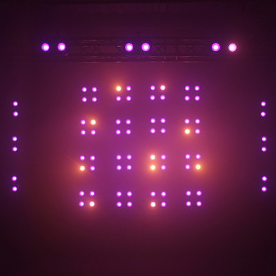 4x90 Вт DMX512 Управляемый RGB светодиодный сценический светильник, водонепроницаемый блиндер со светодиодами RGB и алюминиевым корпусом IP65