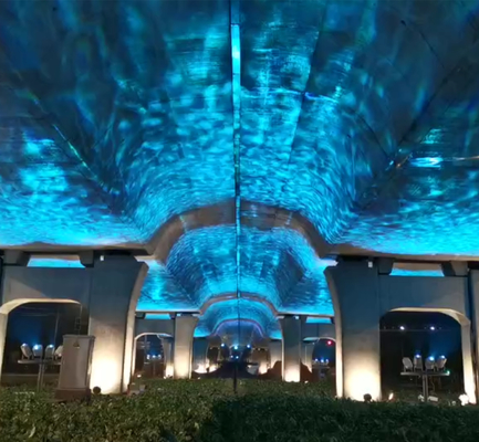 400 Вт Рекламные лампы вращаются изображение GOBO логотип проектор Свет DMX512 ландшафтная лампа