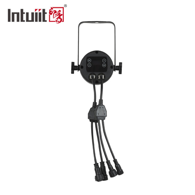 Проекторный свет 15W DMX512 RGBW Узкий луч направленный ландшафтный садовый свет для гостиницы банкетный сад сад