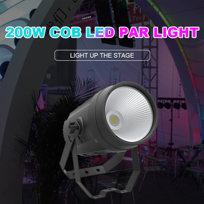 Сценическое освещение 200w Cob Led Par Light Dmx 512 Cob Led Outdoor Cob Par Light