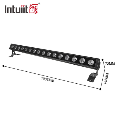 16x5W RGBW светодиодный стиральный светильник Бар DMX Сценальный свет Свадебная церковь Диджей Живые мероприятия Светодиодная лампа Луча атмосфера