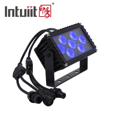 7x3W RGBW LED Внешний 25 градусный угол Архитектурная проекция Прожектор Фасадный свет для здания