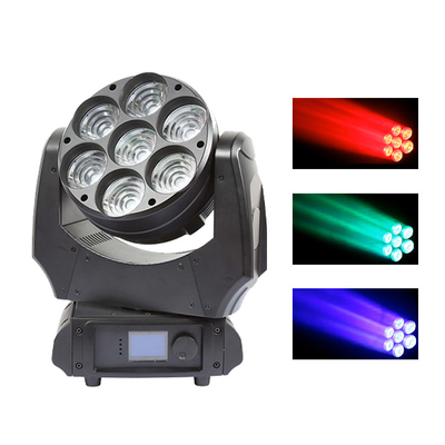 Светодиодный подвижный фонарь 7x40w RGBW 4in1 Sharpy Beam With Zoom Wash Сценическое освещение DJ-светильники