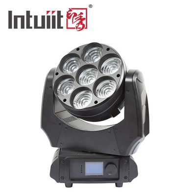 Светодиодный подвижный фонарь 7x40w RGBW 4in1 Sharpy Beam With Zoom Wash Сценическое освещение DJ-светильники