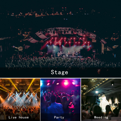 7 светодиодов 22W Led Par Stage RGB Дискотека Dmx512 Световая сцена для вечеринки DJ