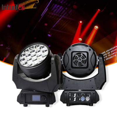 Светодиодные подвижные фары для головы для мытья 19X10W RGBW 4 в 1 светодиодные подвижные фары для мытья диджея дискотеки