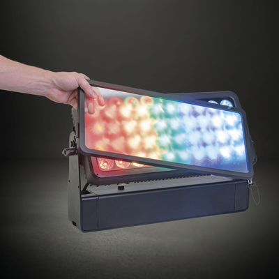 40x10W RGBW 4 в 1 светодиодный светофор IP65 водонепроницаемый светодиод DMX512 Управление DJ Диско оборудование Наружные выступления