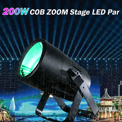 IP65 DMX Led Cob 200w Par Lighting Внешние рождественские огни RGBW