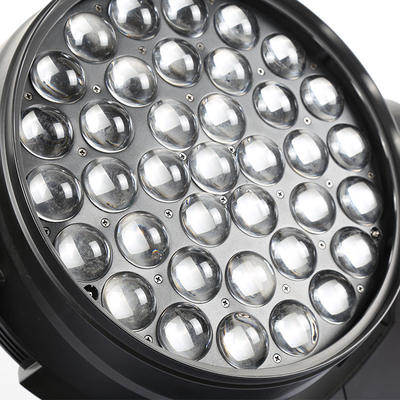 Led wash 37pcs 10w rgbw zoom 37x10 led передвижная голова зум-умывка передвижная голова ди-джей дискотека этап освещения