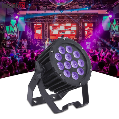 Профессиональный 12pcs 4in1 12x3W светодиодный наружный Par Can Light Сценическое освещение RGBW Алюминиевый сплав DJ Умывание Par Ночной клубный свет