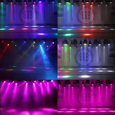 12x10W светодиодный промывный передвижной факел для театра Party Zoom Wash Light промывный передвижной факел