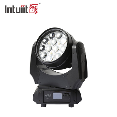 12x10W светодиодный промывный передвижной факел для театра Party Zoom Wash Light промывный передвижной факел
