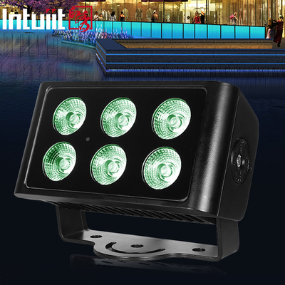 6x5W 4in1 наружный dmx rgbw IP65 светодиодный стеновой стиральный прибор светодиодный подводный фонарь