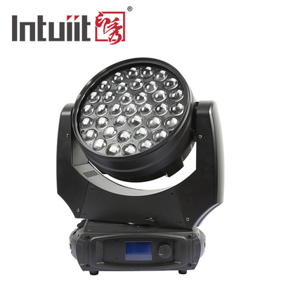 37x10W Zoom Beam Wash Moving Head Light для эффекта освещения сцены с RGBW 4in1 LED и DMX Control DJ Disco и ночной клуб