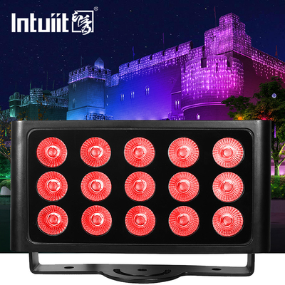 Сцена Свет Квадратный 15x5w Ip65 водонепроницаемый Стенный мойка Потопный свет Par Light