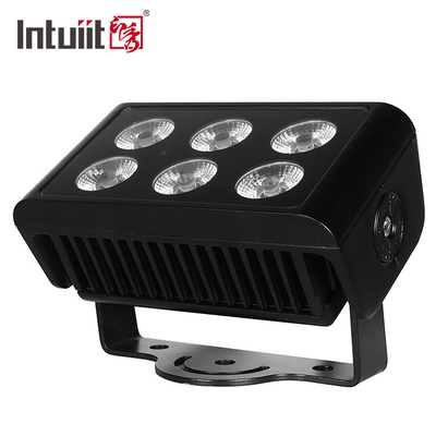 DMX512 6x5W RGBW 4in1 IP65 водонепроницаемый DJ Свадебная сцена Городской стеновой стиральный аппарат Внешний светодиодный стиральный фонарь