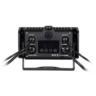 DMX512 6x5W RGBW 4in1 IP65 водонепроницаемый DJ Свадебная сцена Городской стеновой стиральный аппарат Внешний светодиодный стиральный фонарь