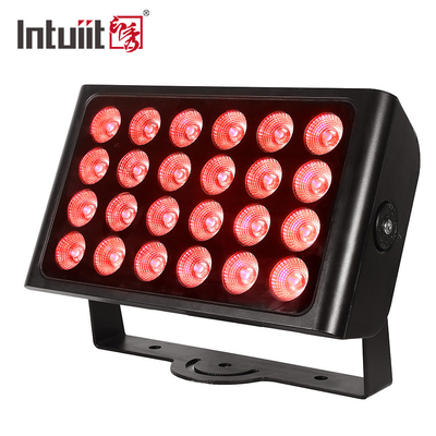 водонепроницаемый IP65 городской цвет DMX512 24x10w RGBW наружной светодиодной стеновой стиральной лампы