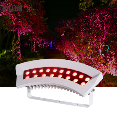 Светодиодная лампа для обнимания деревьев на открытом воздухе dmx512 36W RGBW красочное освещение для сада ландшафтное освещение IP65 Алюминий светодиодный свет для обнимания деревьев