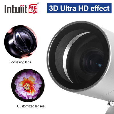 60W Custom Led HD Color Chang Внутренний и наружный ip65 водонепроницаемый вращающийся Рекламный проектор изображений Лампа проектор логотипа Gobo