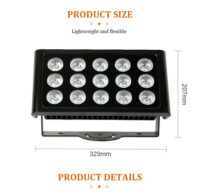 Наружный 80W IP65 Квадратный DMX RGBW светодиодный светодиодный светодиод для фасада здания светодиодный светодиодный светодиодный светодиод