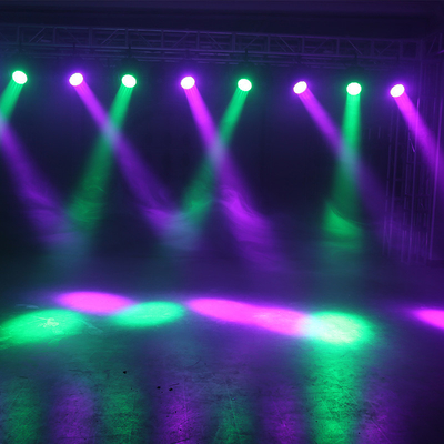 Движущиеся фары 19x15W Zoom DJ Lights RGBW LED Beam Wash Lighting Effect Сценальный свет для рев-активности Дискотеки