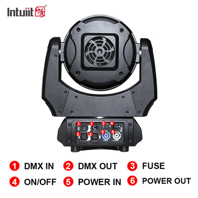 Светодиодный светодиодный фонарь 19x10W DMX RGBW 4in1 Zoom Светодиодный промывочный фонарь для диджея