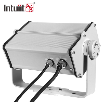 RGBW Цветный светодиодный деревянный фонарь DMX512 Динамическая огненная лебедь Звездное небо Лазерная проекционная лампа Внешний сад Ландшафтная атмосфера Светильники