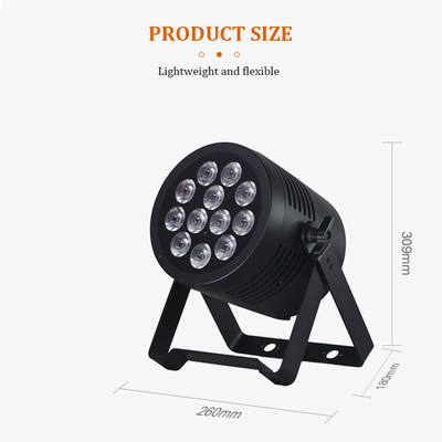 LED Par Light 12*20W 6 в 1 RGBWA-UV Par Can Stage Light Party Bar KTV Effect DJ Lighting