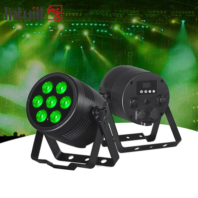 Водостойкий беспроводный DMX Внешний 7x20W RGBWA UV 6in1 IP65 LED Par Light Uplight Внешний