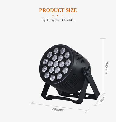 18*20w Led Par Can Light с переменной Rgbwa+Uv 6In1 для тематического парка