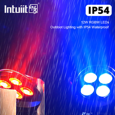 4x12W 4 в 1 RGBW Led Uplights Сцена Пар Партия Аккумуляторный беспроводной Пар Led Wedding Dj Uplights