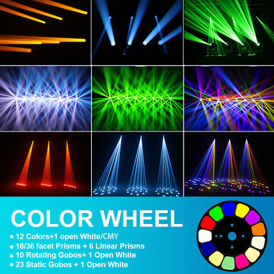 Водонепроницаемая лазерная вращающаяся голова IP66 100 Вт CMY Sharp Beam Lights для улицы