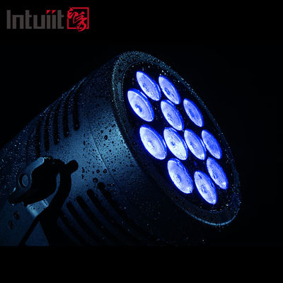 Наружные светодиодные сценические фонари DMX 12pcs*20W 6 в 1 RGBWA УФ водонепроницаемый парный свет для свадебных / сценических / дискотечных / концертных фонарей