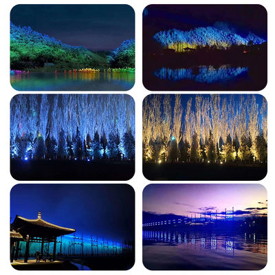 Светодиодный настенный светильник 1500W RGBW 4-в-1 IP65, DMX, сценическое заливающее освещение, наружное освещение для городской среды