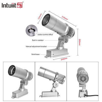 60W Уличный проектор гобо для рекламы, вывесок, водонепроницаемый вращающийся светодиодный проектор, проекция логотипа на дверь, точечный светильник