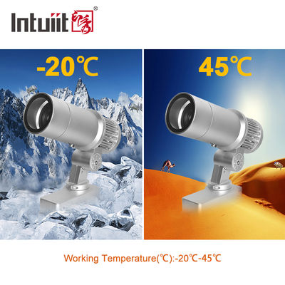 60W Уличный проектор гобо для рекламы, вывесок, водонепроницаемый вращающийся светодиодный проектор, проекция логотипа на дверь, точечный светильник