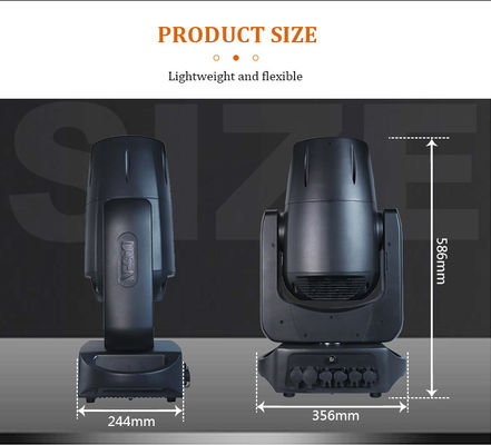 Водонепроницаемый уличный IP66 200W DMX LED Beam Moving Head Light с эффектом рисунка для диджейских дискотек и сценических шоу