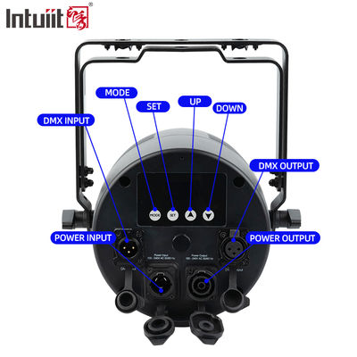 12*20W RGBWA+UV 6in1 LED Par Light IP65 Внешний водонепроницаемый DMX512 Сценический подсвет для свадебной вечеринки DJ
