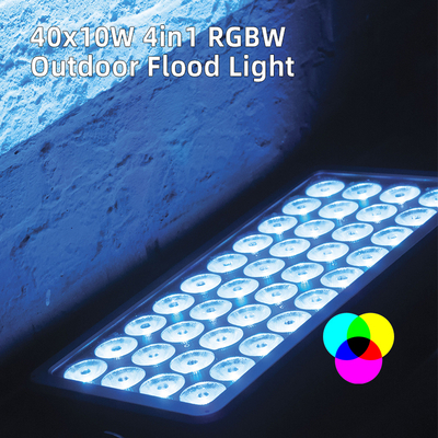 IP65 40x10W RGBW светодиодный прожектор для городского этапа, наружное освещение зданий, архитектурное освещение