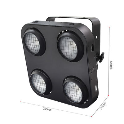 400W Waterproof 4 Eye Blinder Lights with RGB Warm White Amber Colors for Stage LED Blinder IP65 Audience Light