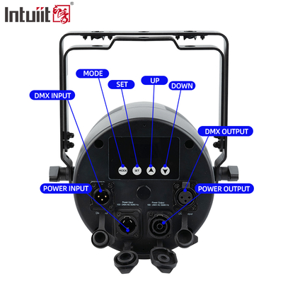 7x20w IP65 DMX512 Сценические барные огни для вечеринок RGBWA-UV 6-в-1 Светодиодный прожектор для дискотек и вечеринок