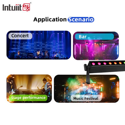 24X2W 4in1 RGBW LED Wall Washer Light LED Long Bar Lights DMX 512