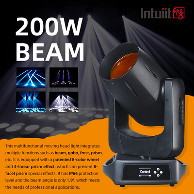 Новый 2025 год 200W луч Moving Head LED эффект восьмицветного колеса для сценического освещения